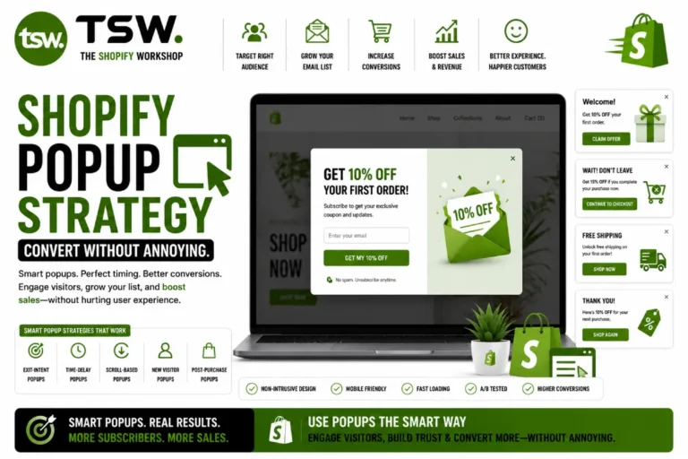 Shopify Popup Strategy: Convert Visitors Without Annoying Them