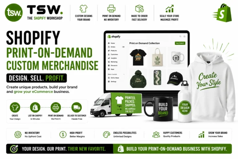 Shopify Print on Demand: Start a Custom Merchandise Business
