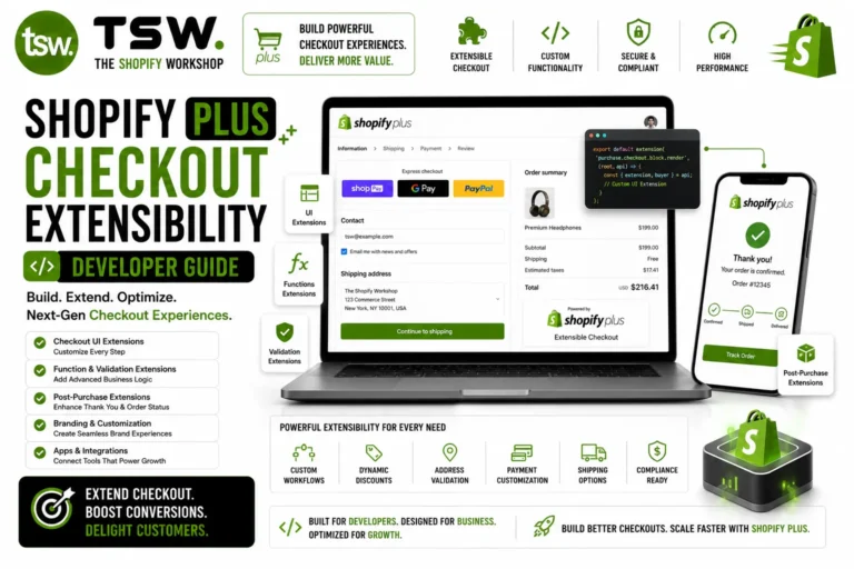 Shopify Plus Checkout Extensibility: The Complete Developer Guide