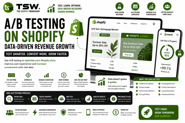 A/B Testing for Shopify: Data-Driven Decisions That Increase Revenue