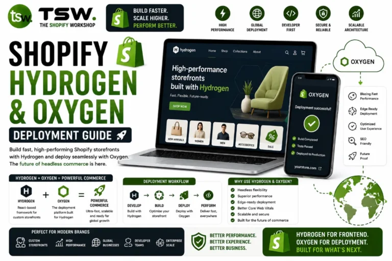 Shopify Hydrogen & Oxygen: Deploy Headless Storefronts on Shopify Infrastructure