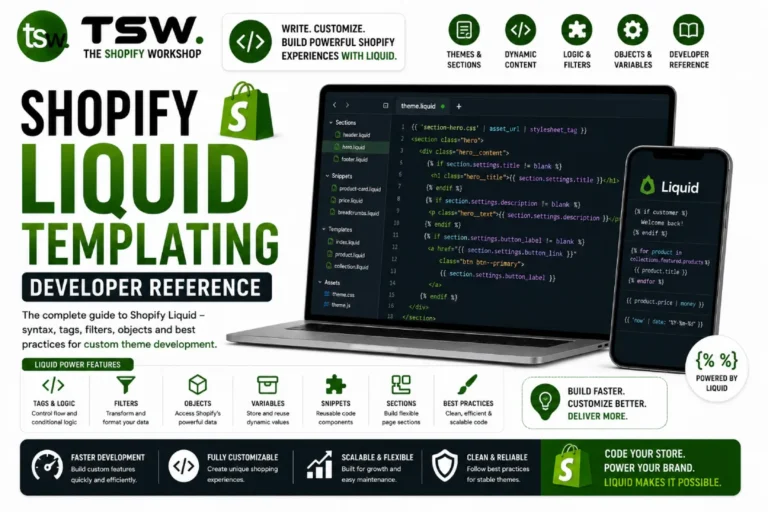 Shopify Liquid Templating: The Complete Developer Reference