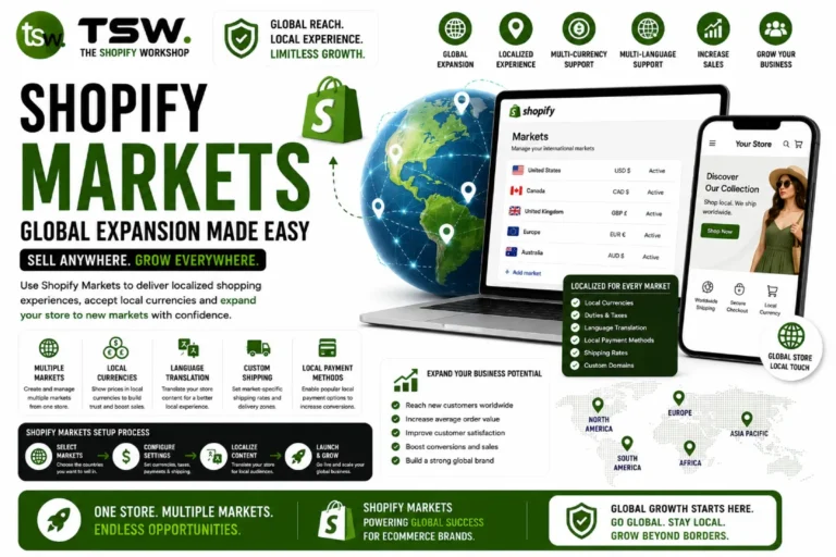 Expanding Globally with Shopify Markets: Multi-Region Selling Made Simple