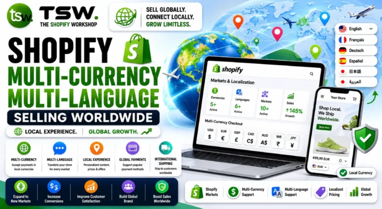 Shopify Multi-Currency and Multi-Language: Selling Worldwide