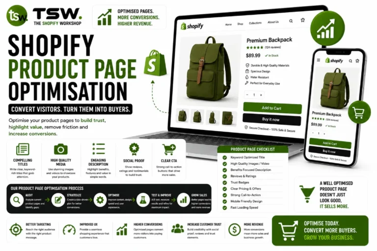 Shopify Product Page Optimisation: Convert Browsers into Buyers