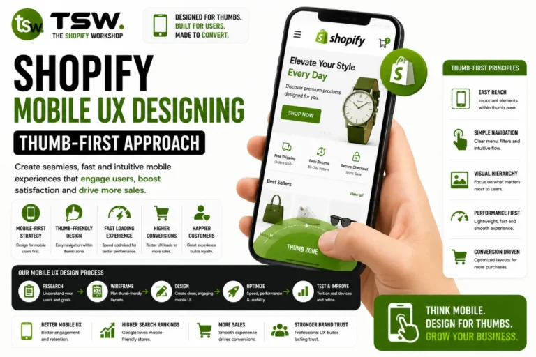 Shopify Mobile UX: Designing for the Thumb-First Shopper