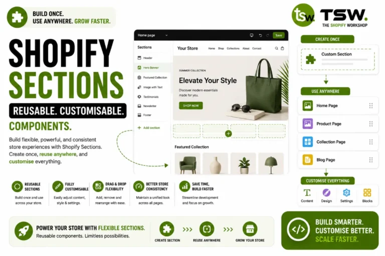 Shopify Sections: How to Build Reusable, Customisable Components