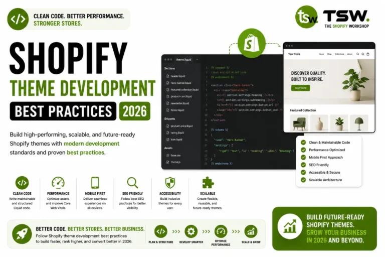 Shopify Theme Development Best Practices for 2026