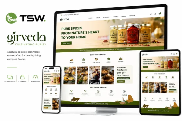Girveda — Ayurvedic Wellness Brand Store with Heritage-First Design